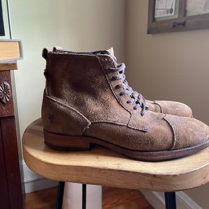 COPY - Frye light brown suede boots